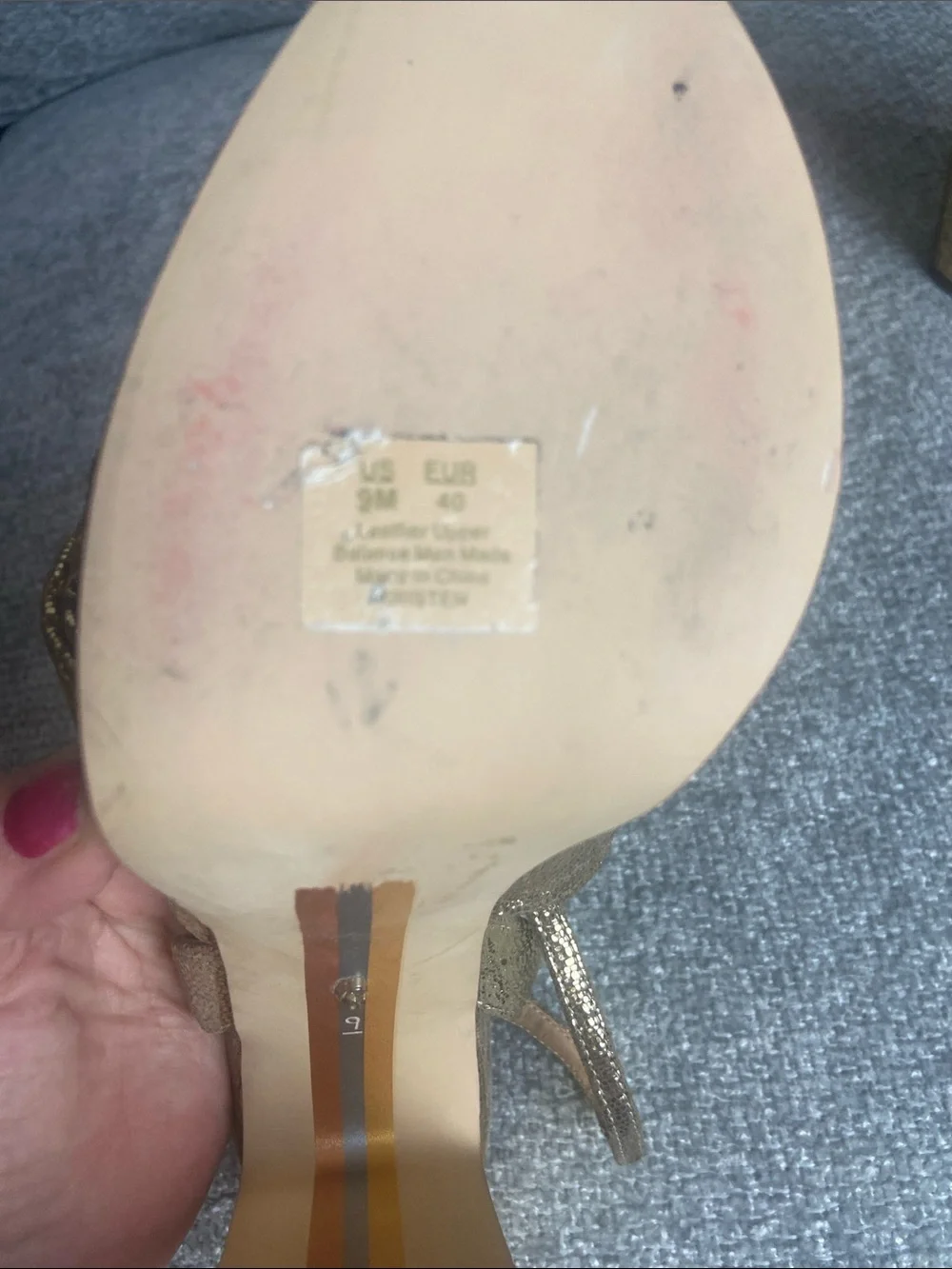 Sam Edelman sparkling gold